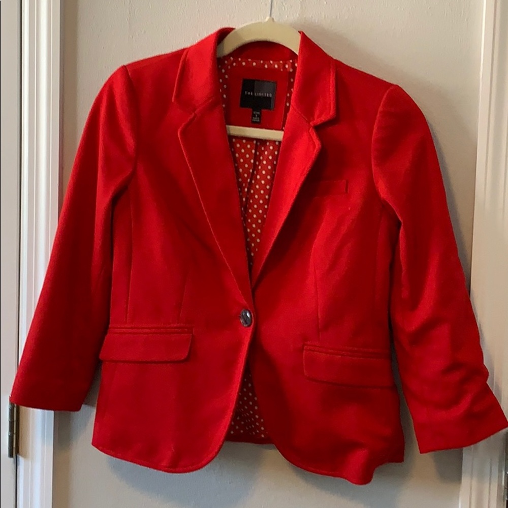 Red blazer